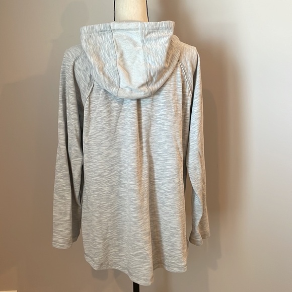 Calvin Klein Hooded Sweatshirt SZ L Gray & White Long Sleeve - Picture 8 of 13